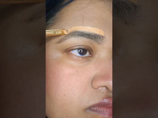 eyebrow tutorial                           #shorts #short #viral #popular #trending #makeup