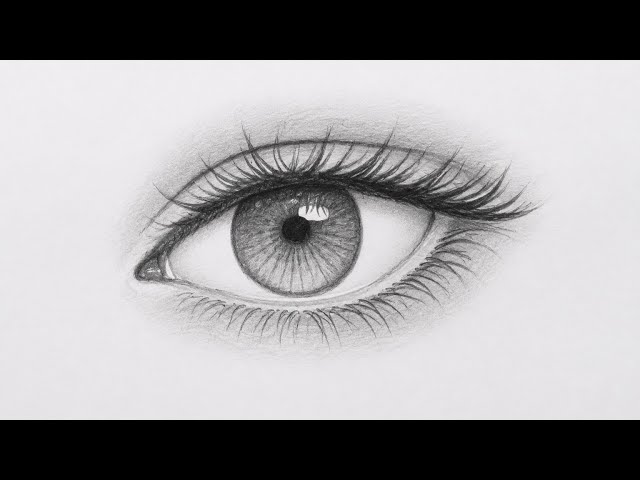 Easy Pencil Eye Sketching Tutorial | How to Draw Eye | Easy Eye Drawing with Pencil Shading 