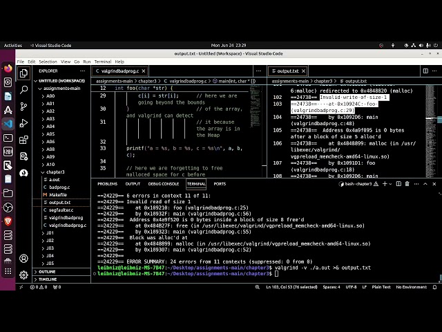 Systems Programming - Video 24 - Valgrind