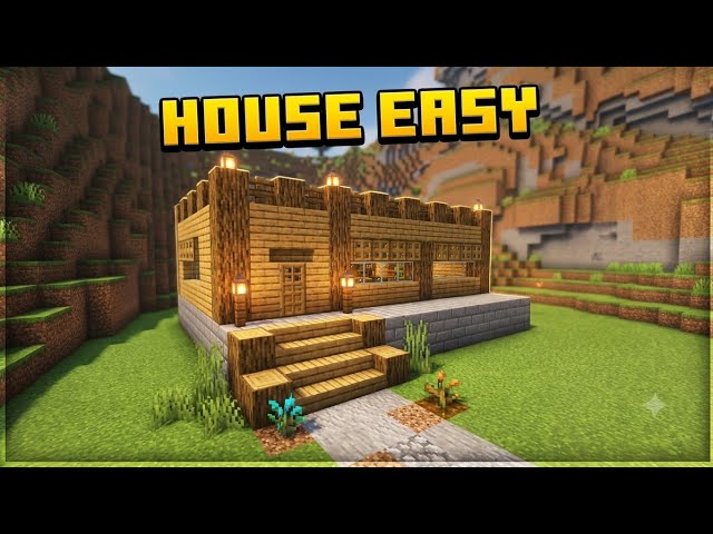 Minecraft: Easy and simple beginner's house tutorial✅