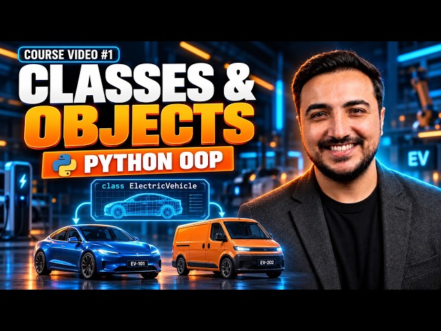 Python OOP | Classes & Objects | Full OOP Python Course Tutorial Video#1