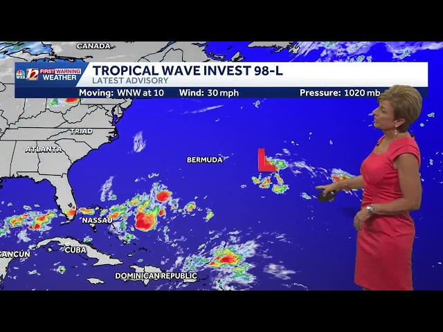 Watching new area in the Atlantic for tropical development