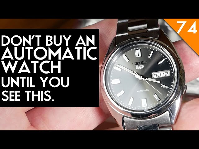 5 things you need to know before you buy your first automatic watch.