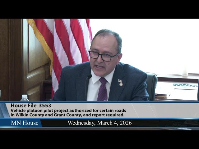 House Transportation Finance and Policy Committee 3/4/26