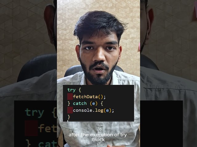 JavaScript async errors explained in 20 seconds #programming #automobile #devopsengineering #backend