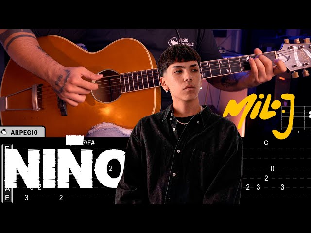 "NIÑO" Guitar Tutorial by MILO J (FREE PDF)