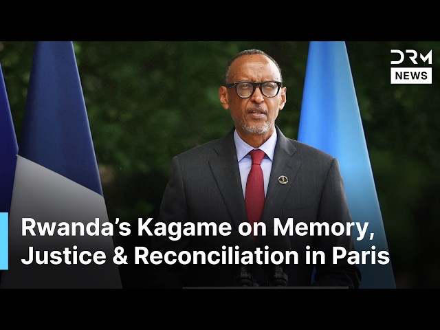 Rwandan President Paul Kagame Delivers Powerful Speech at Rwanda Genocide Memorial in Paris | AC1N