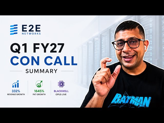 E2E Networks Q1 FY27 Con Call Explained | AI Super Cycle Just Started? 🚀
