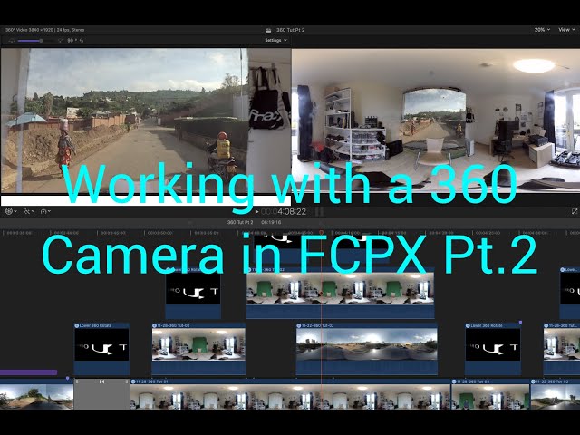 Working with a 360 Camera in FCPX Pt.2