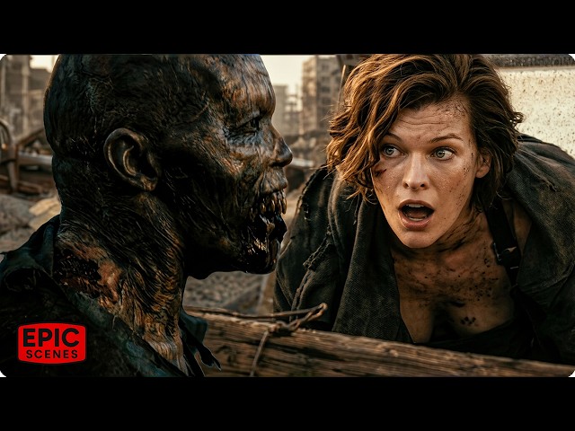 She Survives the Crash… Then THEY Appear | RESIDENT EVIL: THE FINAL CHAPTER (Horror Clip)