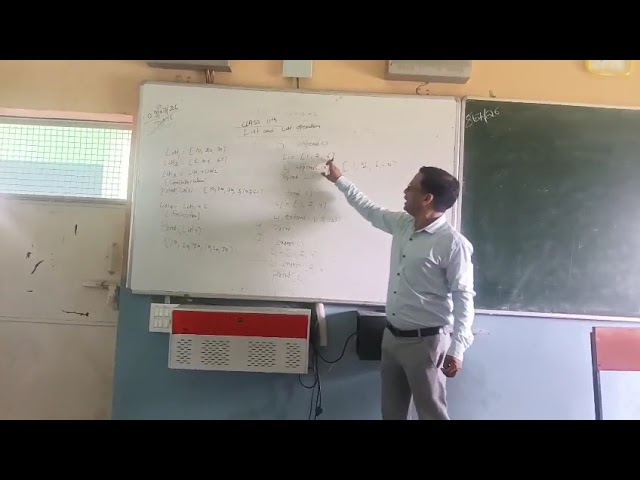 Class 11th(List and it's functions) 