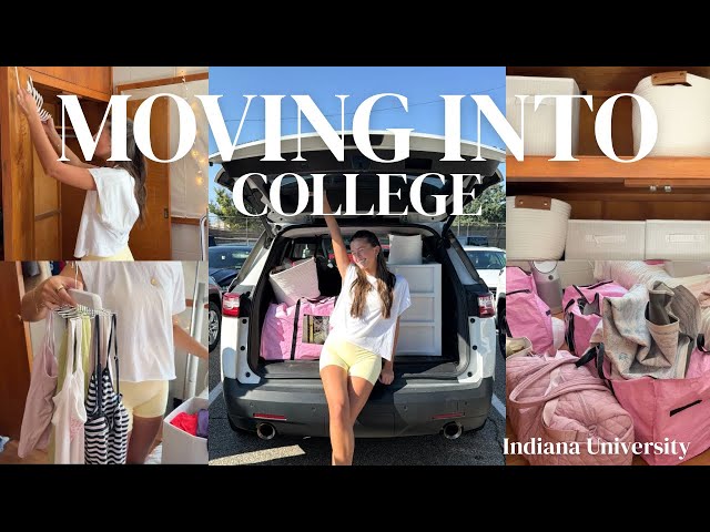 COLLEGE MOVE IN DAY + DORM TOUR *sophomore year at indiana university*