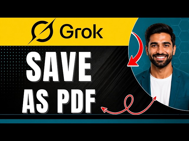 How to Save Grok Conversations as a PDF File Easily 2026