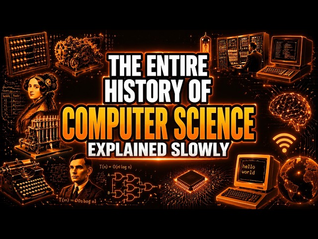 The Entire History Of Computer Science Explained Slowly (For Sleep)