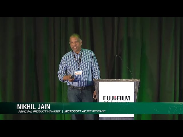 Nikhil Jain, Microsoft "Les solutions Microsoft Azure pour la croissance des données"/FUJIFILM