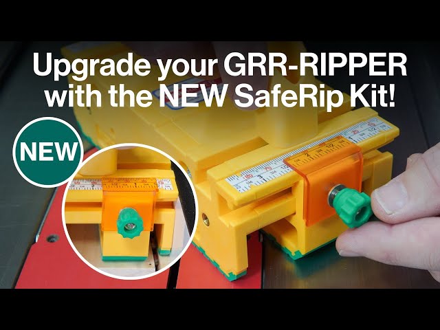 Introducing GRR-RIPPER SafeRip Kit by Microjig | New and Innovative Upgrade to Your GRR-RIPPER.
