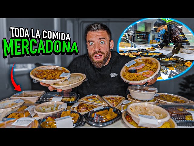 EATING ALL PREPARED FOOD FROM MERCADONA The best supermarket food?