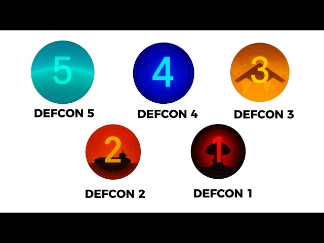 Cada nivel de DEFCON explicado