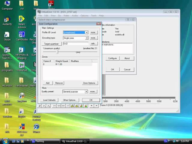How To Compress HD Video With Virtual Dub And Save Quality