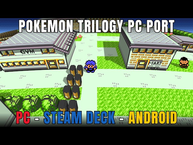 Pokemon trilogy is FINALLY on PC, Steam Deck, and Android (3D mods and First Person)