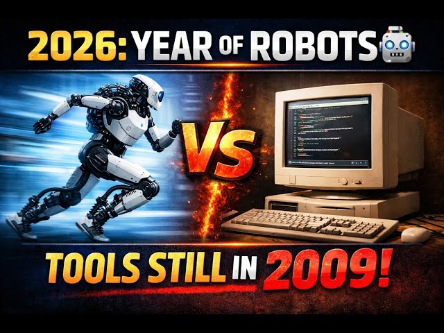 the robot developer tools are stuck in workflows similar to 2009 pre-GitHub software workflows.