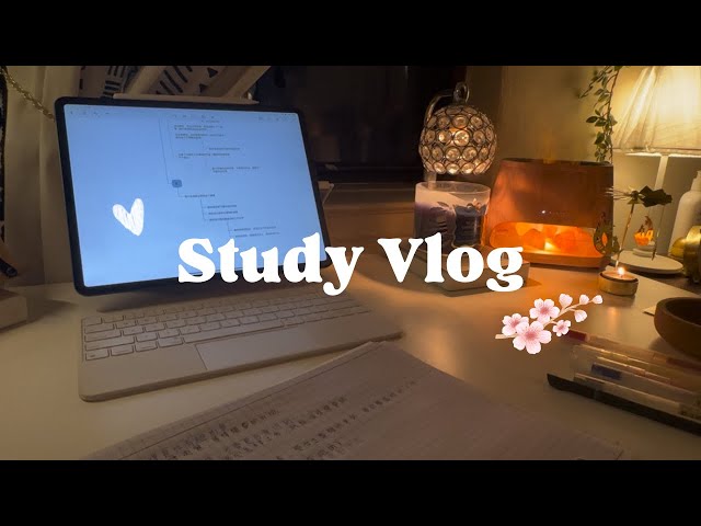 ✍🏻️ Calm & Cozy Study 38🪻Study Vlog：Finding Focus and Staying Motivated #study #studymotivation