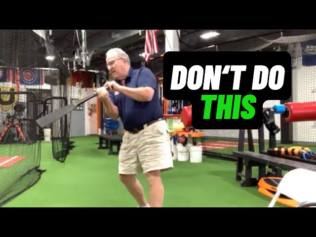 High Level Hitting Mechanics vs. A Rotational Swing (Inefficient)