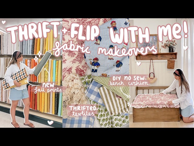 HOME DECOR THRIFT FLIPS! *cute makeovers for us girlies who can't sew*
