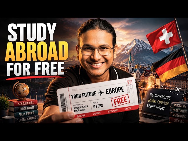 15 Fully Funded Scholarships in Europe 2026-2027 | Get Paid To Study Abroad! 🤩