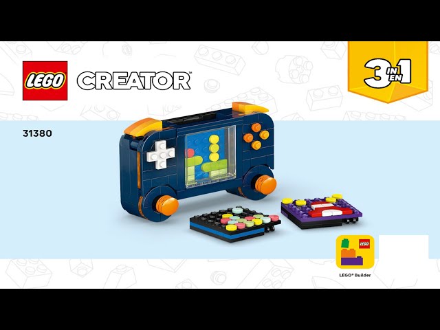 LEGO Instructions - Creator - 31380 - Retro Gaming Console - 3 in 1 (Book 1)