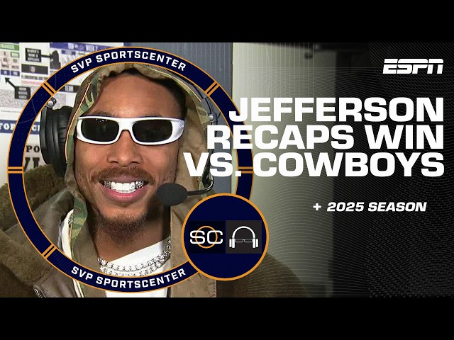 Justin Jefferson says he’s learned to ‘how to be patient’ during Vikings season | SC with SVP