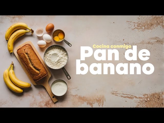 Hice el pan de banano más fácil del mundo y ahora no puedo dejar de hacerlo 