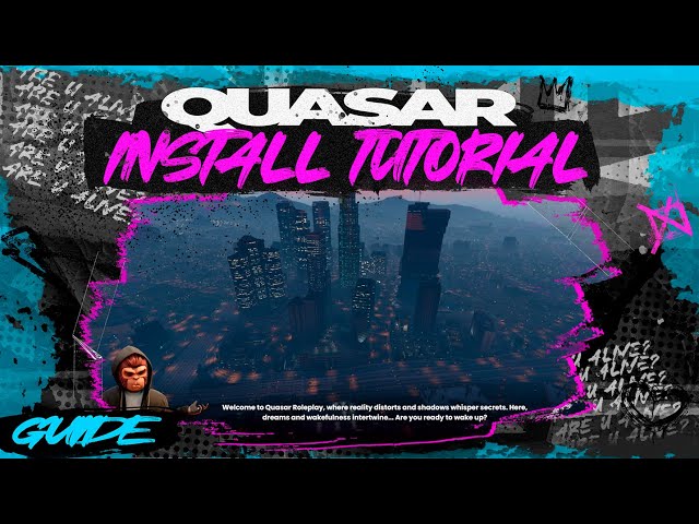 How to Install Quasar Tutorial in FiveM | Episode 5 (Free Player Onboarding System)