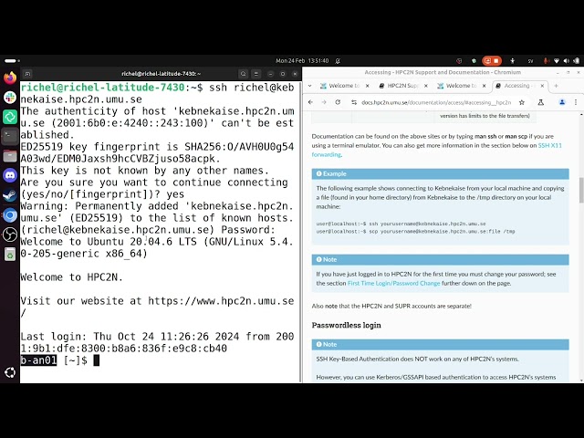 NAISS 'Introduction to Python', session 'Using the Python interpreter' for Kebnekaise