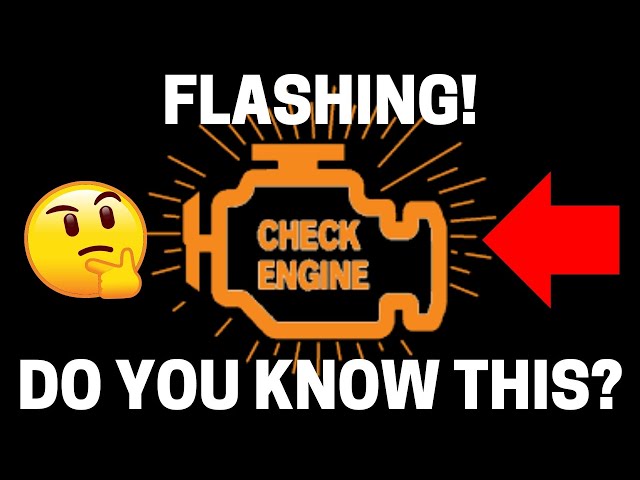 Check Engine Light Flashing - What Does It Mean?