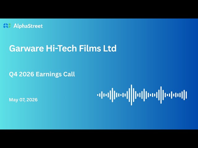 Garware Hi-Tech Films Ltd Q4 FY2025-26 Earnings Conference Call
