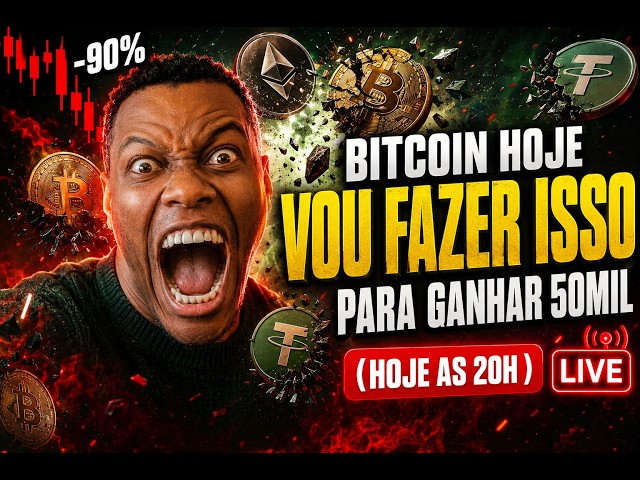 BITCOIN HOJE - VOU FAZER ISSO PARA GANHAR 50MIL