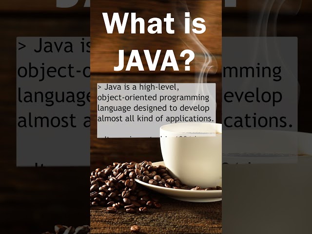 What is Java? | Java | #shorts