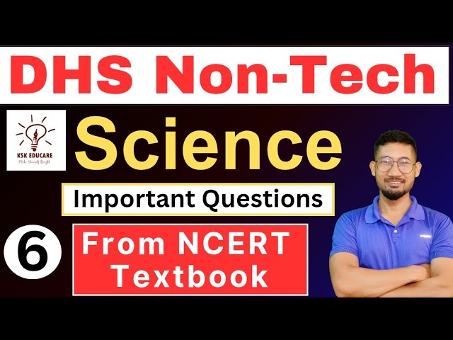 Science Important Questions from NCERT Textbook || DHS Non Technical || KSK Educare 