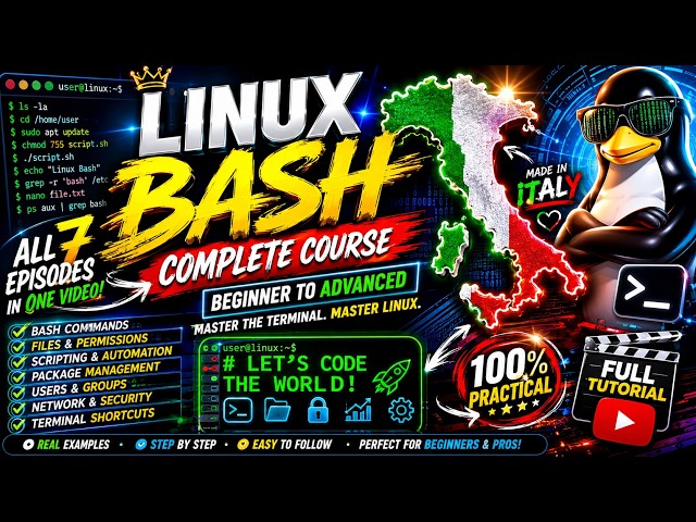 Linux Bash FULL Chapter 1 Course 2026 | Complete Beginner to Advanced