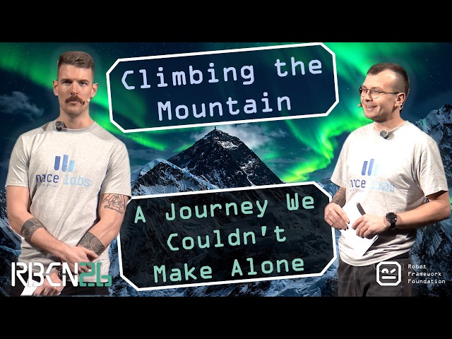 RoboCon 2026 - Climbing the Mountain: Our Journey We Couldn't Make Alone