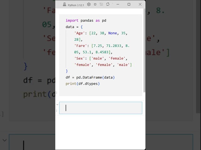 01 Check and Change Data Types in Pandas DataFrame