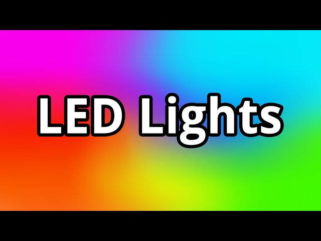 LED Lights - RGB Screen - Slow & Smooth (8 Hours)