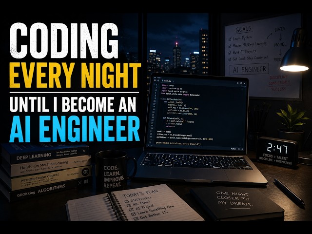 Coding Every Night Until I Become an AI Engineer