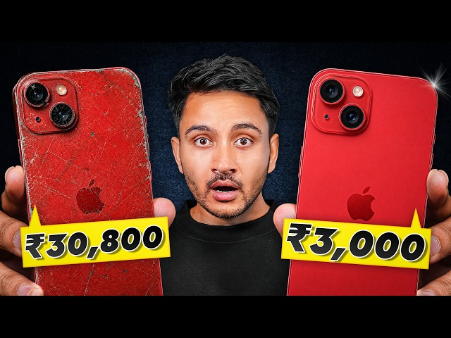 ₹3,000 vs ₹30,000 2nd Hand iPhone Scam Exposed - Cashify vs Tetro vs Oru 😱