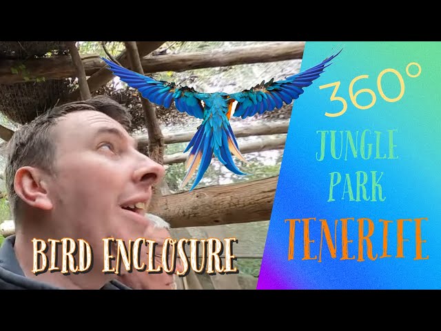 JUNGLE PARK | BIRD ENCLOSURE | CLOSE FLYER BIRD | 360° | TENERIFE