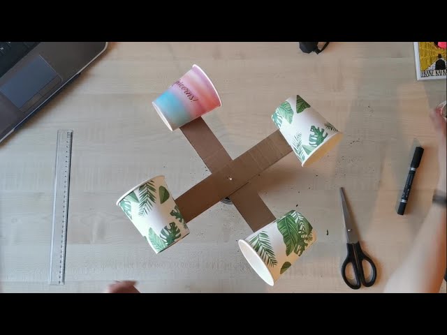 STEM activity WIND ANEMOMETER for kids