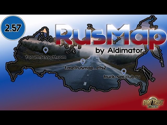 ETS2 1.57 RusMap Project 2.57