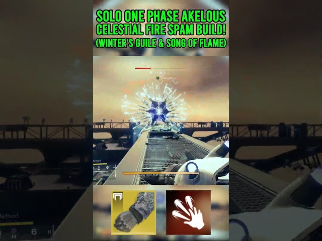 AKELOUS BAKED BY CELESTIAL FIRE SPAM BUILD! #destiny2 #gaming
