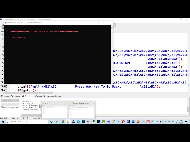 C Programming |Food Order Management System Part 01| [Speak Khmer]